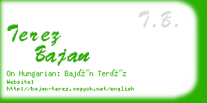 terez bajan business card